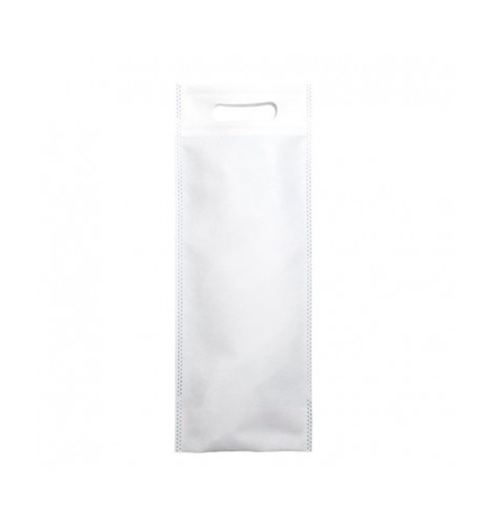 Bolsa Termosellada con Fuelle en Base Blanca 17x40+10cm 80g (25 Uds)