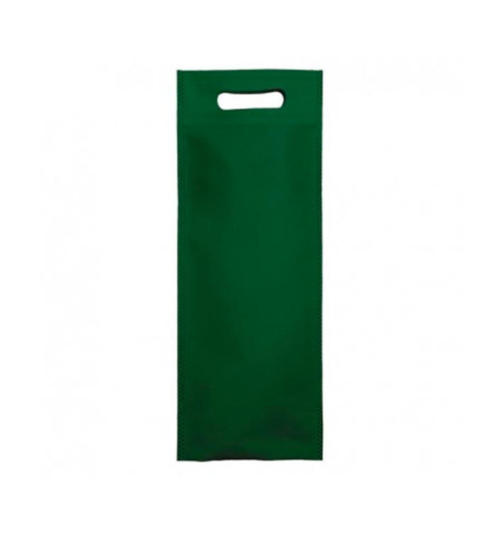 Bolsa Termosellada con Fuelle en Base Verde 17x40+10cm 80g (25 Uds)