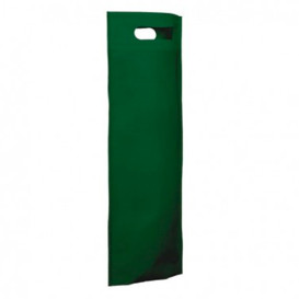 Bolsa Termosellada con Fuelle en Base Verde 17x40+10cm 80g (25 Uds)