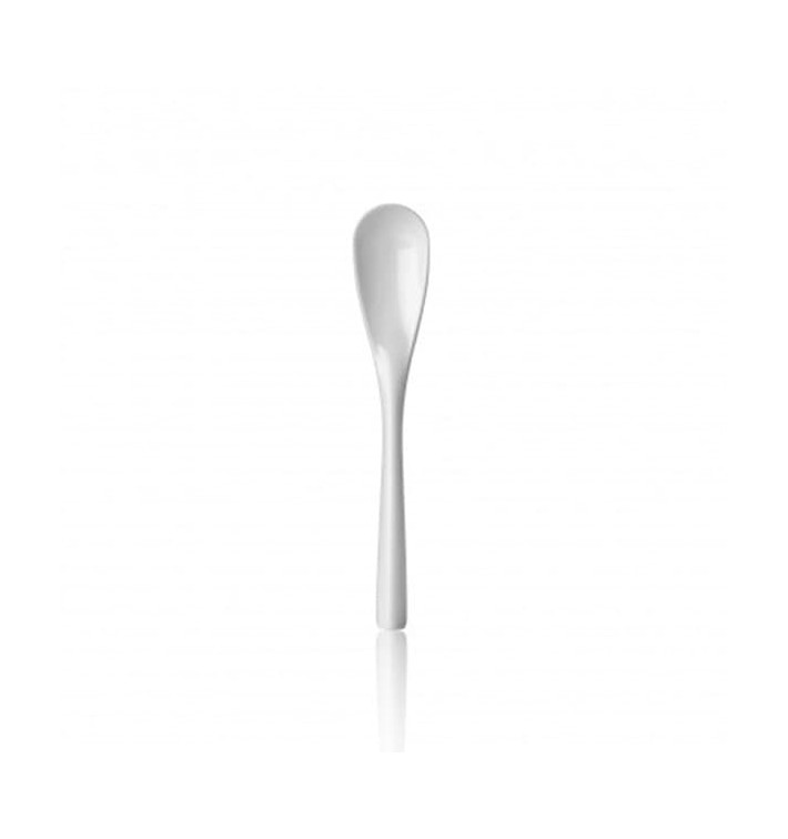Cucharilla Cafe "MOKKASPOON" 100mm Blanca 