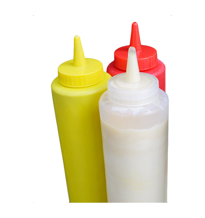 Peras para Salsas Plástico Rojo 240ml (6 Uds) Peras para Salsas Plástico Rojo 240ml (6 Uds)