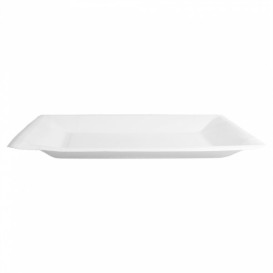 Plato de Papel Biocated Blanco Cuadrado 18cm (400 Uds)