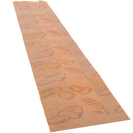 Bolsa de Papel Kraft "Panes" 9+3x51cm (1000 Uds)