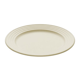 Plato Caña de Azucar Premium Wave Natural Ø26cm (50 Uds)
