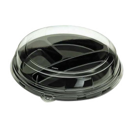 Tapa de Plastico Transparente para Plato 26x5cm (125 Uds)