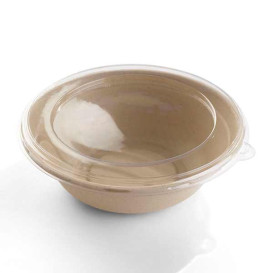 Bol de Caña de Azucar PLA 1000ml Ø21x6cm (75 Uds)