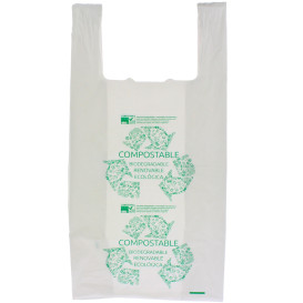 Bolsa Plastico Camiseta 100% Biodegradable 40x50cm (1800 Uds)