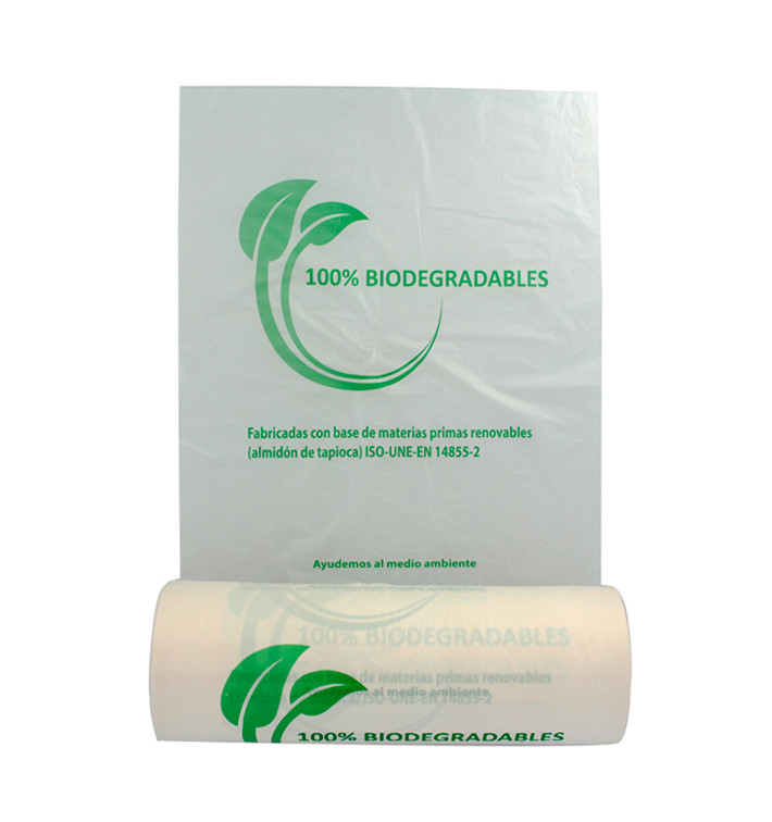 Rollo de Bolsas Plastico 100% Biodegradable 22x37cm (500 Uds) Rollo de Bolsas Plastico 100% Biodegradable 22x37cm (500 Uds)
