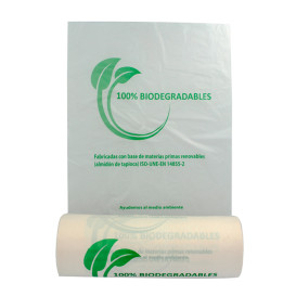 Rollo de Bolsas Plastico 100% Biodegradable 22x37cm (3000 Uds)