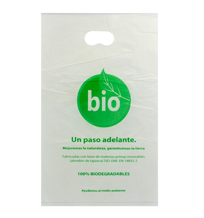Bolsa Plastico Troquelada 100% Biodegradable 20x33cm (3000 Uds) Bolsa Plastico Troquelada 100% Biodegradable 20x33cm (3000 Uds)