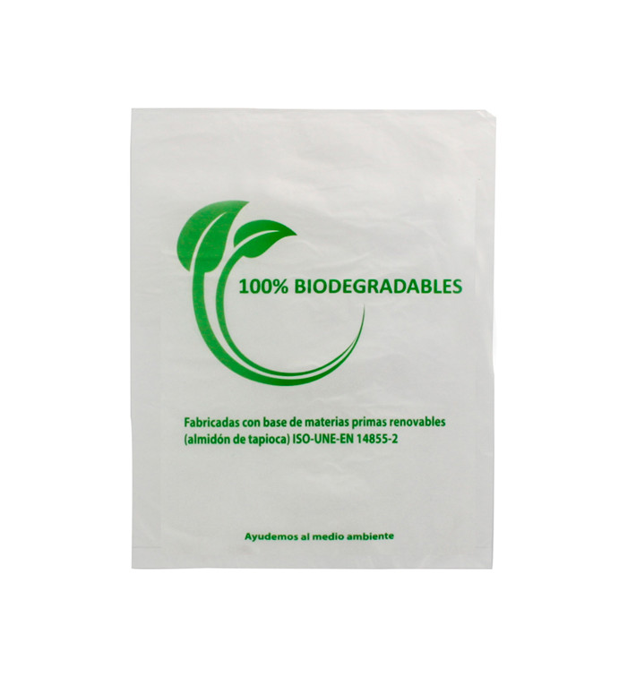 Bolsa Mercado 100% Biodegradable 16x24cm (100 Uds) Bolsa Mercado 100% Biodegradable 16x24cm (100 Uds)