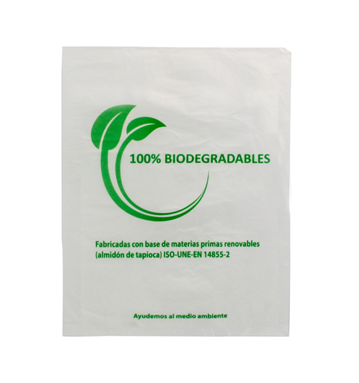 Bolsa Mercado 100% Biodegradable 23x30cm (100 Uds) Bolsa Mercado 100% Biodegradable 23x30cm (100 Uds)