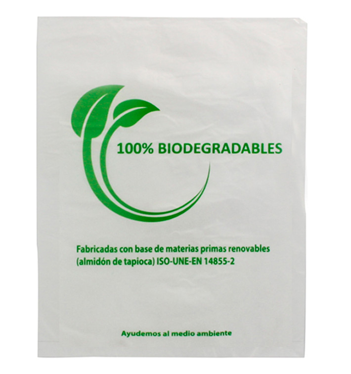 Bolsa Mercado 100% Biodegradable 35x48cm (100 Uds)