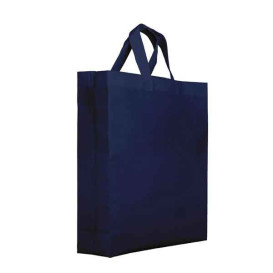 Bolsa Tela TNT PREMIUM Asa Corta Azul Marino 25+10x30cm (25 Uds)