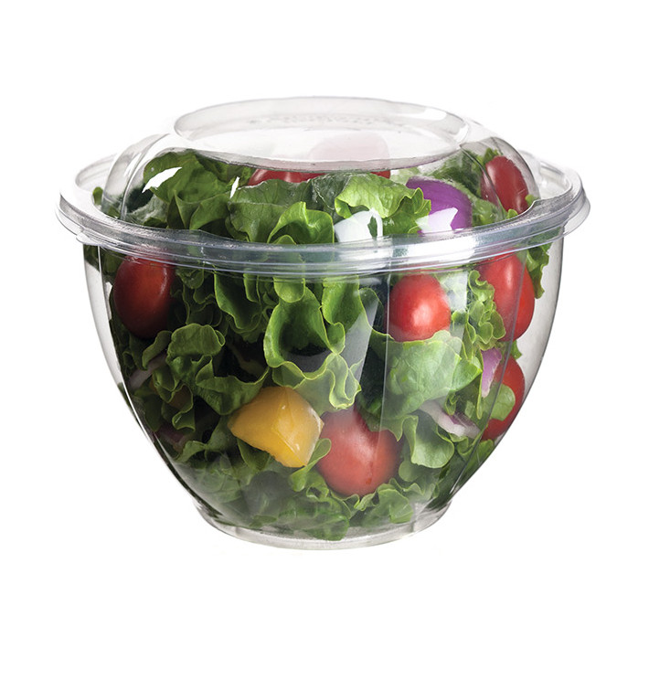 Ensaladera Con Tapa PLA 1420ml (50 Uds) Ensaladera Con Tapa PLA 1420ml (50 Uds)
