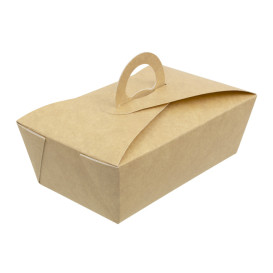 Caja de cartón con asa