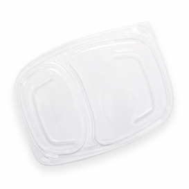 Tapa Transparente Envase 2C 1050/1250ml 255x189x20mm (320 Uds)
