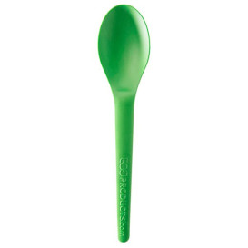 Cuchara Compostable CPLA Verde 15,0 cm (50 Uds)