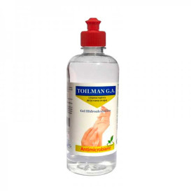 Gel Sanitario Hidroalcohólico Antibacterial 500ml (12 Uds)