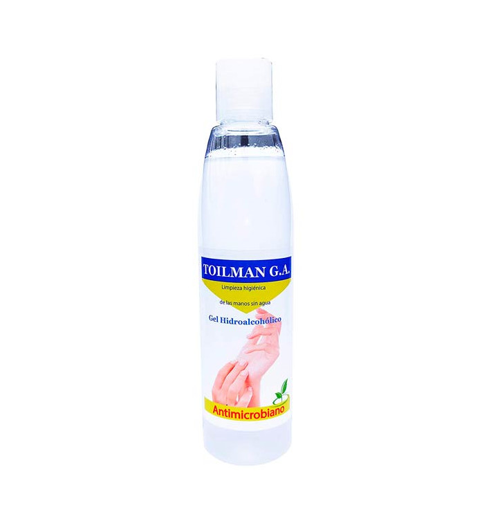 Gel Sanitario Hidroalcohólico Antibacterial 250ml (24 Uds)