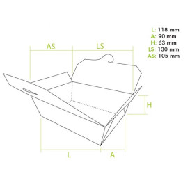 Caja Americana Pequeña Kraft 11,8x9x6,3cm (25 Uds)