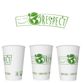 Vaso Cartón "Bio" 7Oz/220ml Blanco (50 Uds)