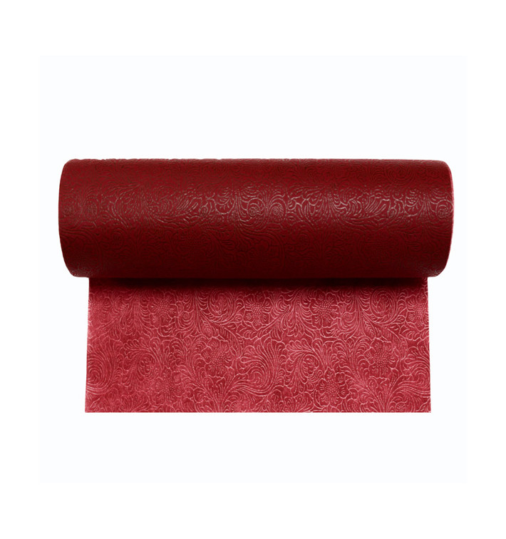 Mantel Rollo TNT Plus Burdeos 0,4x50m 60g P30cm (6 Uds)