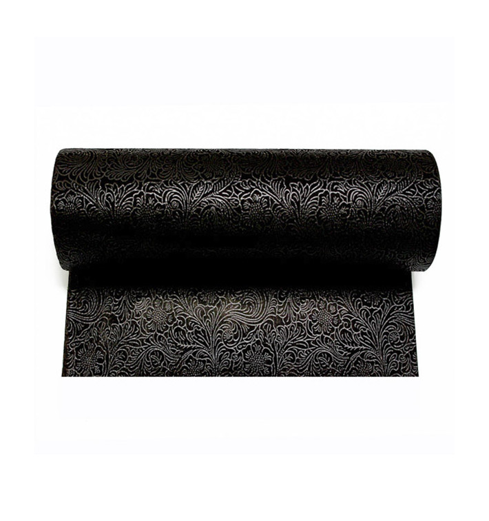Mantel Rollo TNT Plus Negro 1,2x50m 60g P40cm (6 Uds)