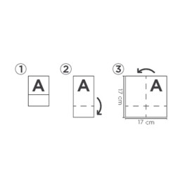 Servilletas de Papel Sulfito Miniservis Blanca 17x17cm (6.000 Uds)