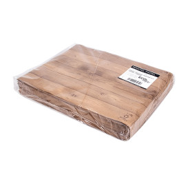 Mantel Individual Papel 30x40cm Kraft "Madera" 40g (1.000 Uds)