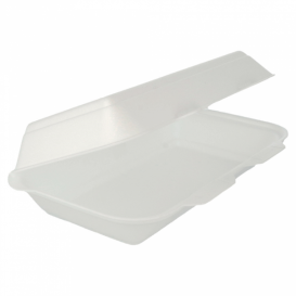 Envase Foam LunchBox Blanco 240x155x70mm (125 Uds)