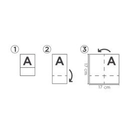 Pliegue miniservis 17x17