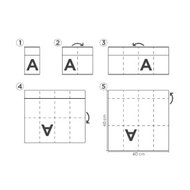 Servilleta Portacubiertos de Papel Vaquero Azul 40x40cm (30 Uds)