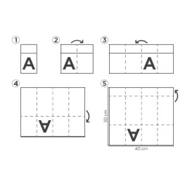 Servilleta Portacubiertos de Papel Eco 30x40cm (30 Uds)