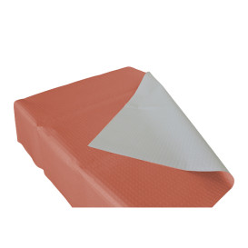 Mantel de Papel Cortado 1,2x1,2 Metro Salmón 40g (300 Uds)