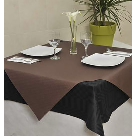 Mantel de Papel Cortado 1,2x1,2 Metro Marrón 40g (300 Uds)