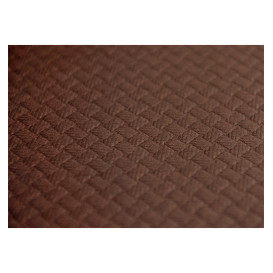 Mantel de Papel Cortado 1,2x1,2 Metro Marrón 40g (300 Uds)