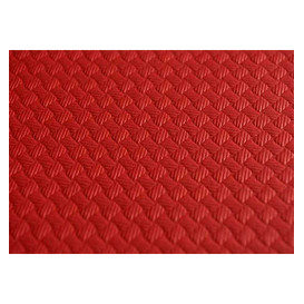 Mantel de Papel Cortado 1,2x1,2 Metro Rojo 40g (300 Uds)
