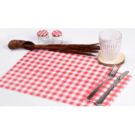 Mantel Individual Papel 30x40cm "Vichy" 40g (1.000 Uds)