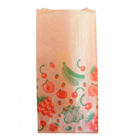 Bolsa Kraft para Fruta 14+7x28cm (250 Unidades)