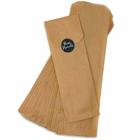 Rollo Adhesivo Circular “Buen Provecho” Ø2,5cm (1000 Uds)