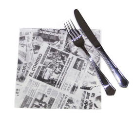 Servilleta Papel "Prensa" 40x40cm (50 Uds)
