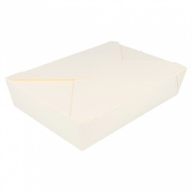 Caja Carton Americana Blanca 197x140x46mm 1470ml (200 Uds)
