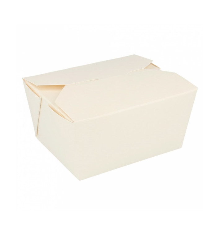 Caja Carton Americana Blanca 113x90x64mm 780ml (50 Uds) Caja Carton Americana Blanca 113x90x64mm 780ml (50 Uds)