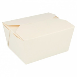 Caja Carton Americana Blanca 113x90x64mm 780ml (450 Uds)