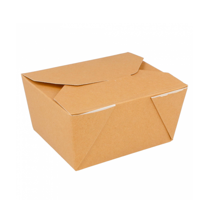 Caja Carton Americana Blanca 19,7x14x9cm 2880ml