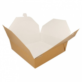 Caja Carton Americana Natural 21,7x21,7x6cm 2910ml (35 Uds)