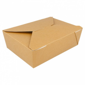 Caja Carton Americana Natural 19,7x14x6,4cm 1980ml (50 Uds)