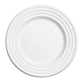 Plato Caña de Azucar Premium Wave Blanco Ø23cm (50 Uds)