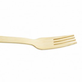 Tenedor de Bambu 17cm (50 Uds)
